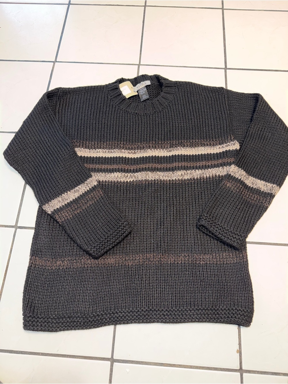 1950 Noba Vintage Mens Sweater Made In Italy